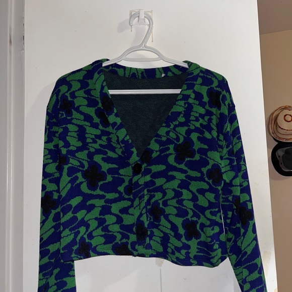 Zara Jacquard Cardigan - Picture 2 of 4